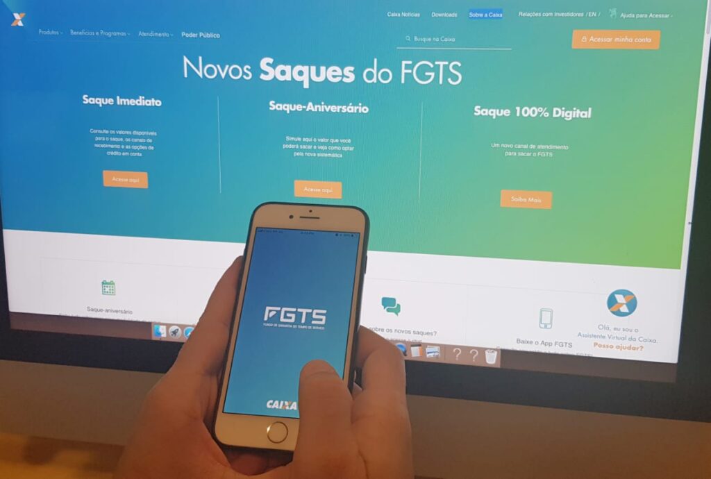 FGTS Saque Digital → passo a passo